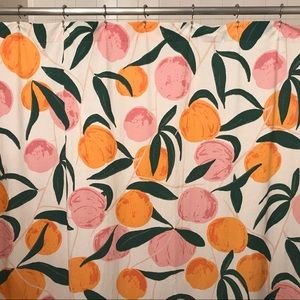Shower curtain - peaches